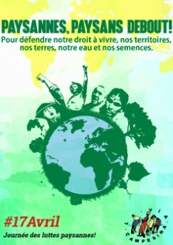 Photo luttes paysannes 2017