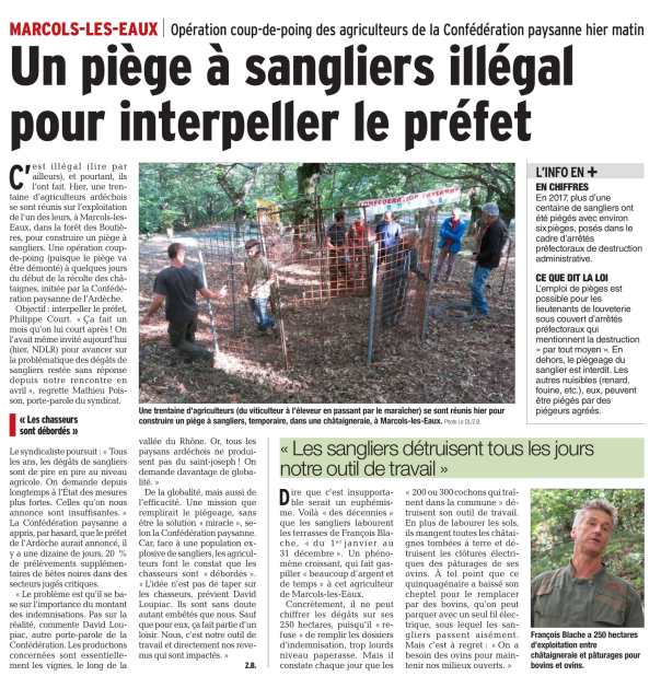 Article Piegeage sangliers - DL du 23 09 18-1.jpg