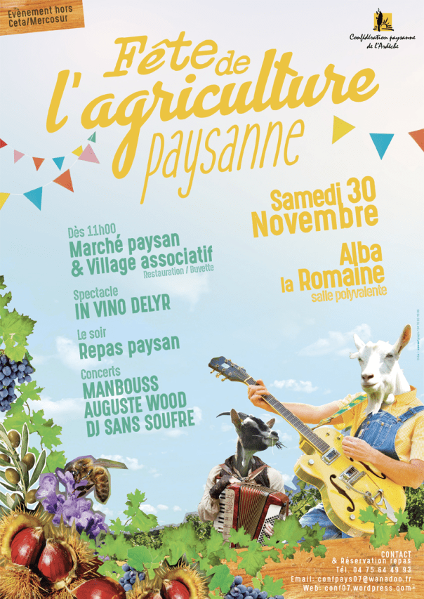 Affiche Fête 2019 Conf'07 Alba la Romaine