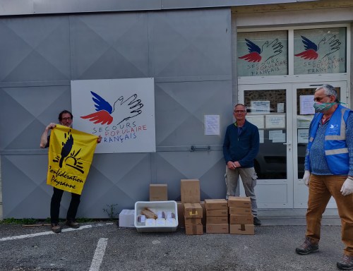 Action solidarité Covid19 TOURNON - 3 Avril 2020