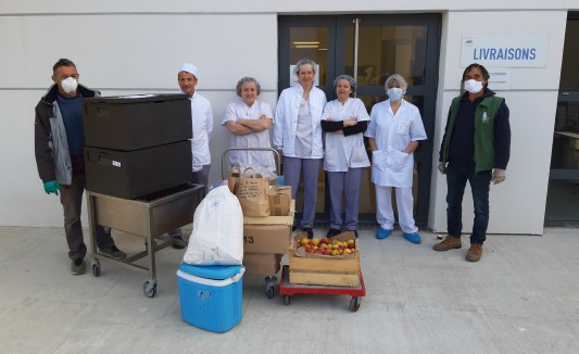 Livraison Lamastre action solidarité - 3 Avril 2020