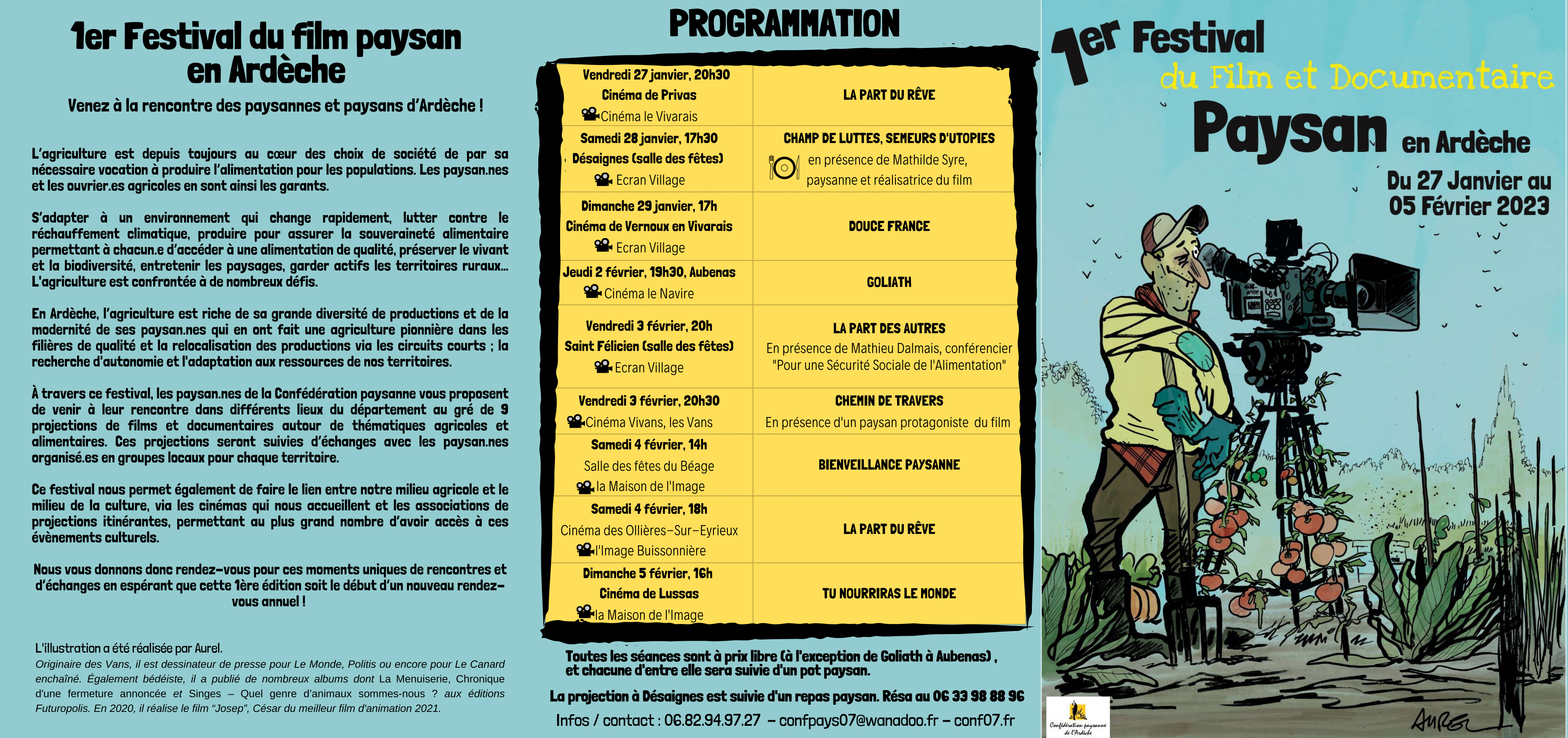 Dépliant Festival du Film 2023 page1