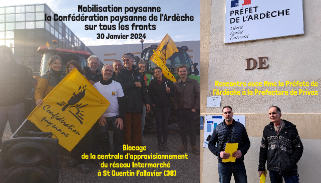 Mob paysanne 30 janvier 2024