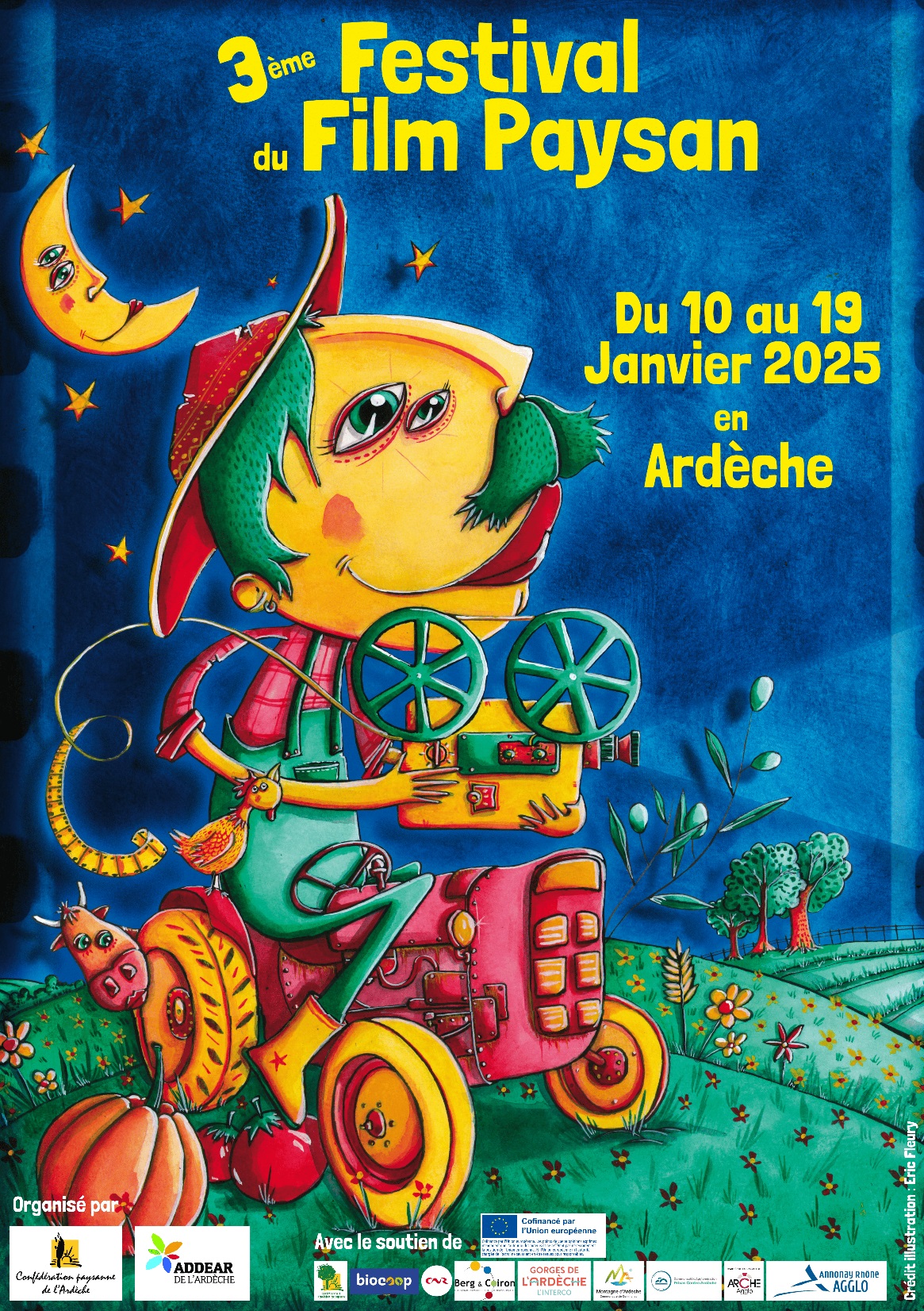 Affiche A5 Fetsival Film Paysan 2025