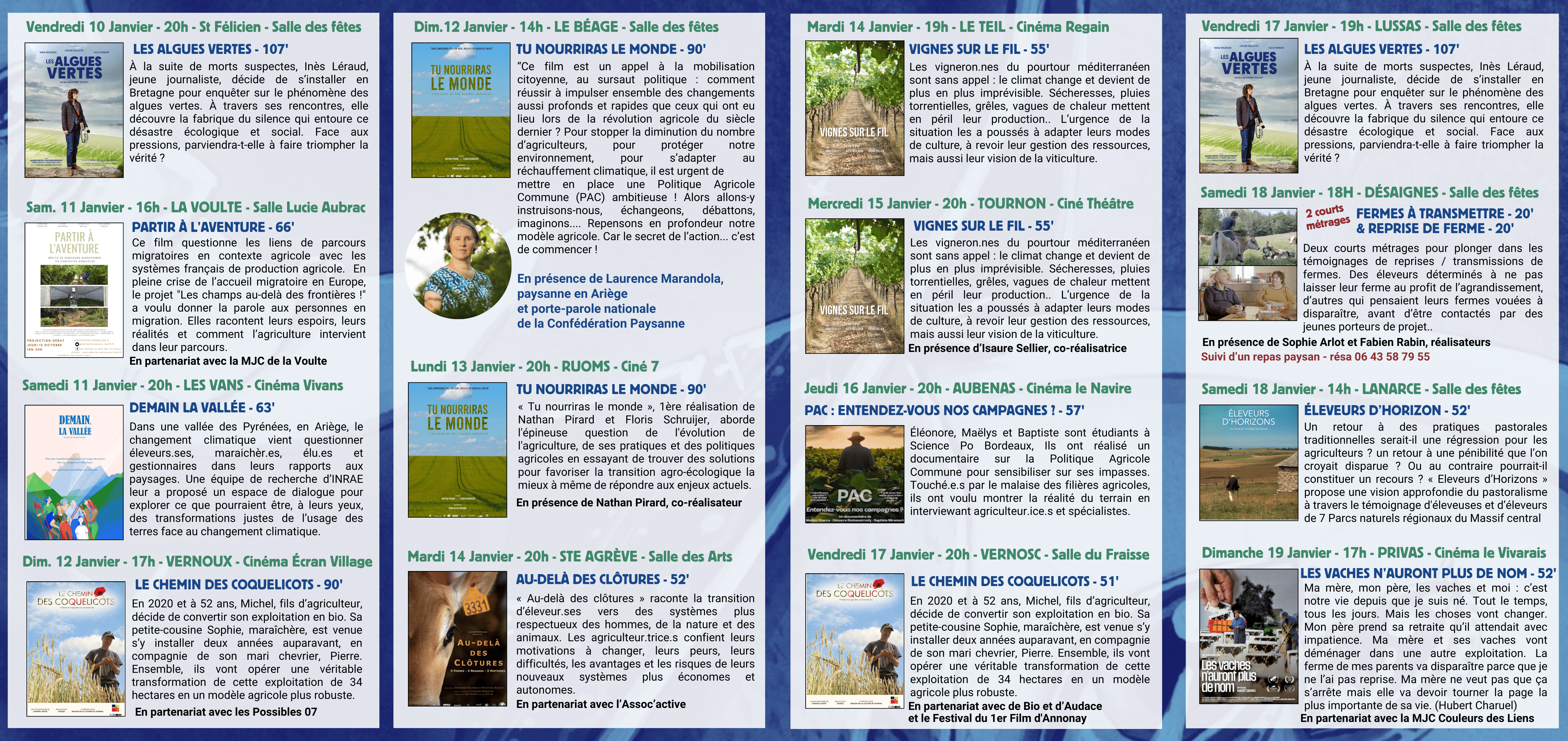 Dépliant Festival film paysan 2025 - page 2