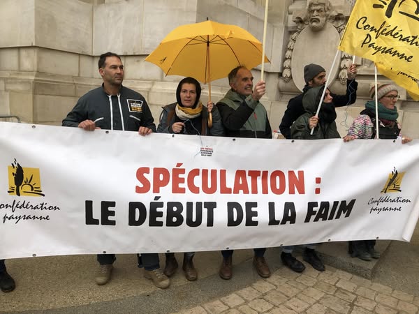 paysans ardechois - Action paris - 5 dec 2024